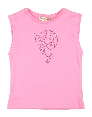 PUCCI T-shirt Rosa 100% Cotone