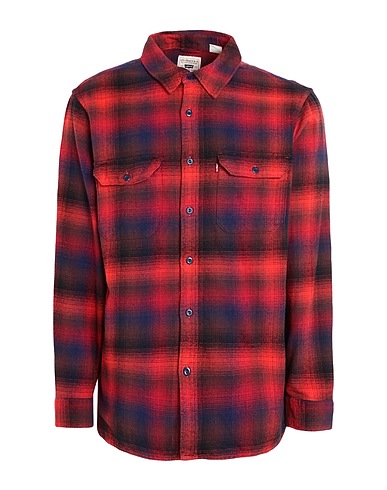LEVI'S Checked shirt JACKSON WORKER REDS
ROSSO 100% Cotton