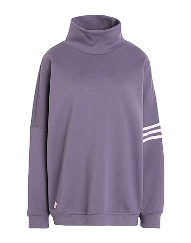 ADIDAS ORIGINALS Sweatshirt SWEATER Purple 66% Cotton, 34% Recycled polyester