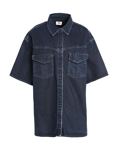 LEVI'S Denim shirt WELLTHREAD ROSEWOOD SHRT BLACKS
 Blue 100% Cotton