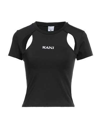 KARL KANI T-shirt Nero 77% Poliestere riciclato, 23% Elastan
