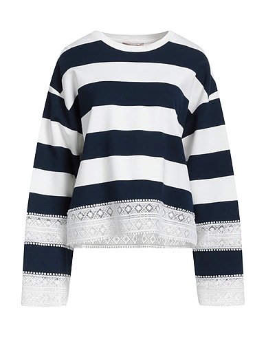 TWINSET Sweatshirt White 72% Viscose, 23% Polyamide, 5% Elastane