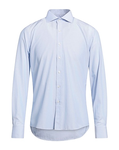 EGON von FURSTENBERG Striped shirt Light blue 100% Cotton