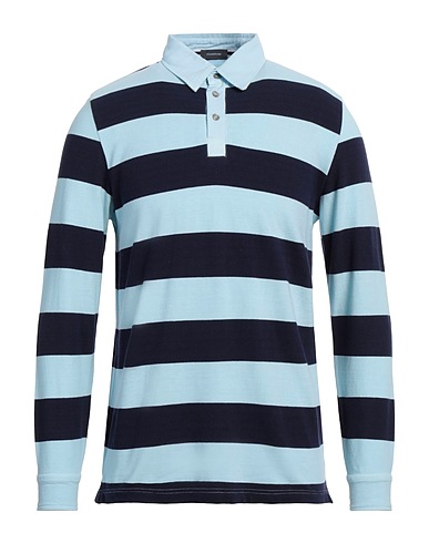 ROSSOPURO Polo Celeste 100% Cotone