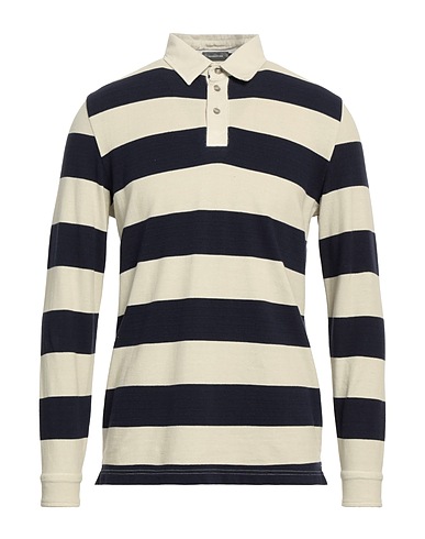 ROSSOPURO Poloshirt Nachtblau 100% Baumwolle