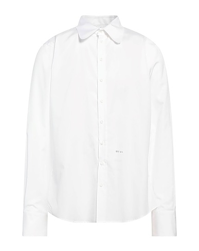DSQUARED2 Einfarbiges Hemd Weiß 100% Baumwolle