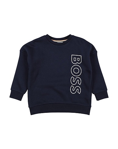 BOSS Sweatshirt Midnight blue 87% Cotton, 13% Polyester, Elastane