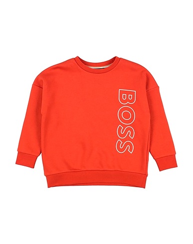 BOSS Sweatshirt Orange 87% Cotton, 13% Polyester, Elastane