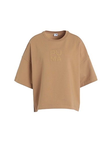 PUMA Футболка INFUSE Relaxed Tee
 Верблюжий 67% Хлопок, 27% Полиэстер, 6% Эластан