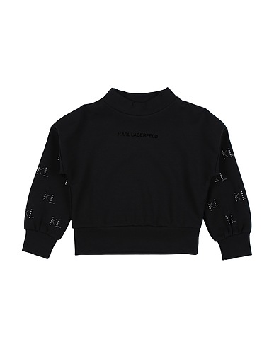 KARL LAGERFELD T-shirt Black 50% Polyester, 45% Cotton, 5% Elastane