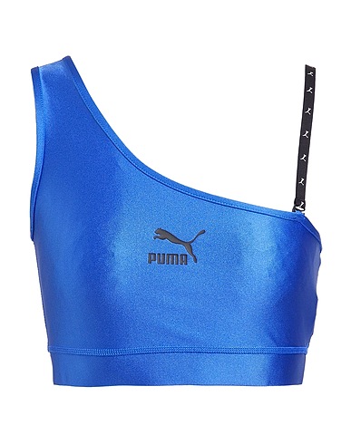 PUMA Top Blue 77% Polyester, 23% Elastane
