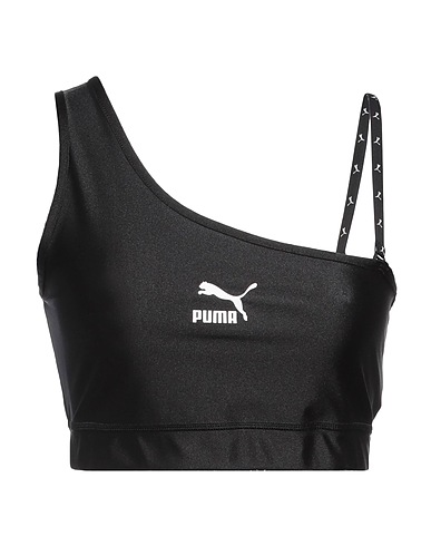 PUMA Top Nero 77% Poliestere, 23% Elastan