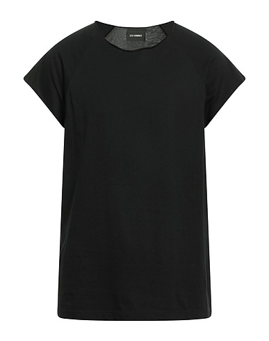 LES HOMMES Basic T-Shirt Black 100% Cotton