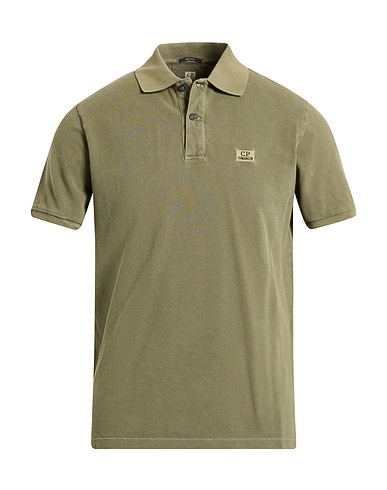 C.P. COMPANY Polo Verde militare 100% Cotone