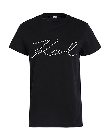 KARL LAGERFELD T-shirt Black 100% Organic cotton