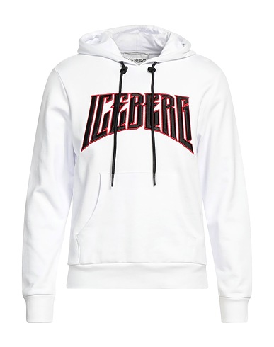 ICEBERG Hooded sweatshirt White 100% Cotton, Polyester