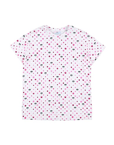 CHIARA FERRAGNI T-shirt White 90% Cotton, 10% Elastane