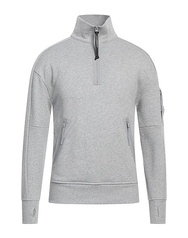 C.P. COMPANY Hoodie Hellgrau 100% Baumwolle