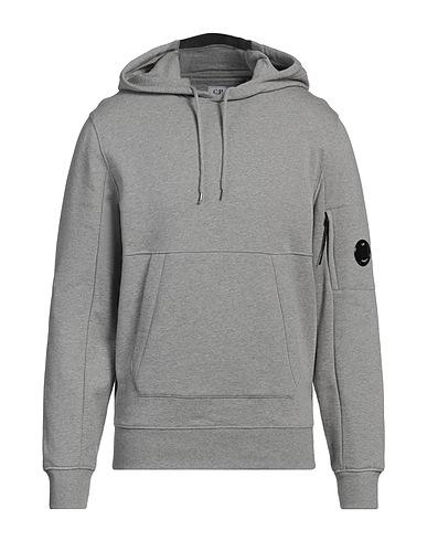 C.P. COMPANY Hooded sweatshirt Light grey 100% Cotton