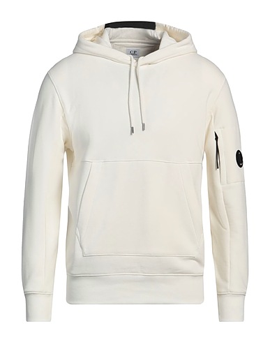 C.P. COMPANY Felpa Bianco 100% Cotone