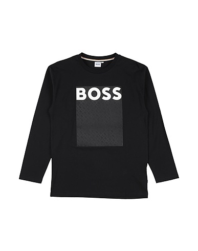 BOSS Ｔシャツ ブラック コットン 95% / ポリウレタン 5%