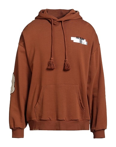 AL AIN Sweat-shirt Marron clair 100% Coton