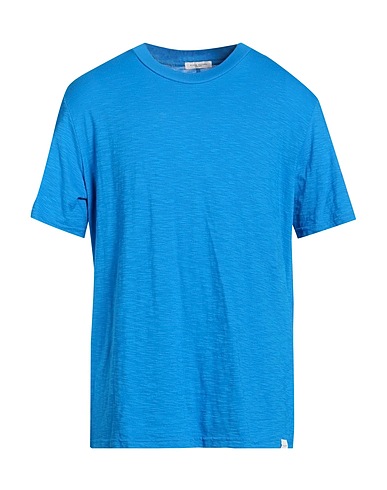 PAOLO PECORA Basic T-Shirt Blue 100% Cotton
