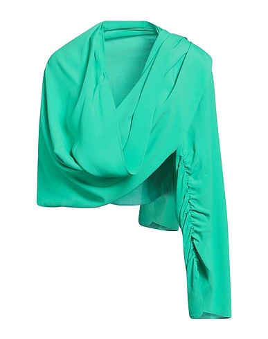 SIMONA CORSELLINI Bolero Grün 83% Acetat, 17% Seide