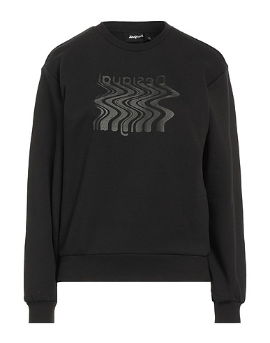 DESIGUAL Sweatshirt Black 100% Cotton