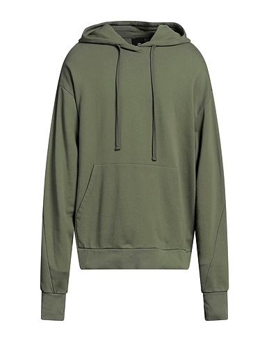 THOM KROM Hooded sweatshirt Military green 100% Cotton