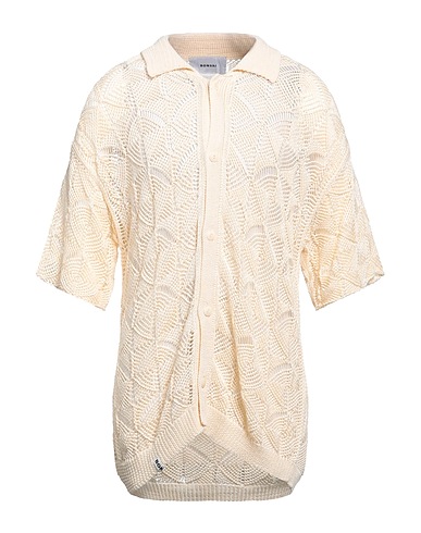 BONSAI Shirts Ivory 50% Cotton, 44% Viscose, 6% Polyamide