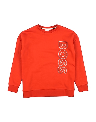 BOSS Sweat-shirt Orange 87% Coton, 13% Polyester, Élasthanne
