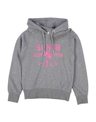 SUN 68 Sweatshirt Grey 100% Cotton