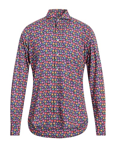 DU4 Camicia fantasia Blu navy 100% Cotone
