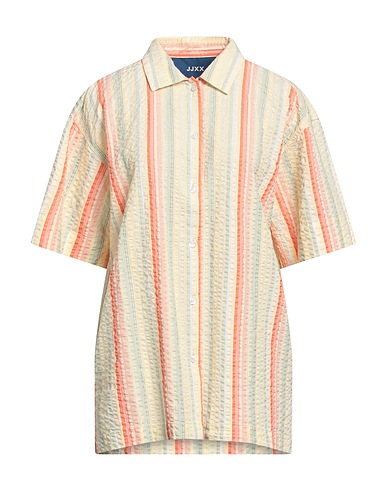 JJXX by JACK & JONES Striped shirt Yellow 100% Cotton