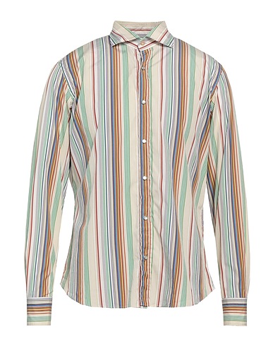 GIANNETTO PORTOFINO Striped shirt White 100% Cotton