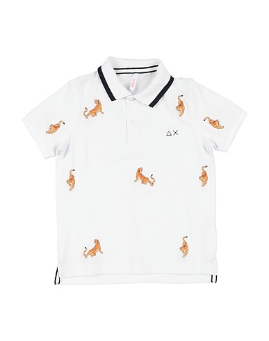 SUN 68 Poloshirt BIANCO 95% Baumwolle, 5% Elastan