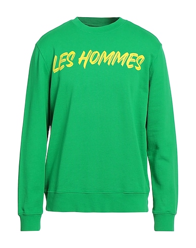 LES HOMMES Sweatshirt Green 100% Cotton