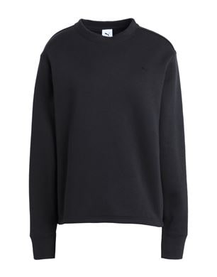 PUMA YONA Crew スウェット ブラック レディース
