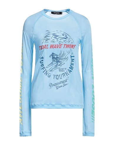 DSQUARED2 T-shirt Sky blue 100% Viscose