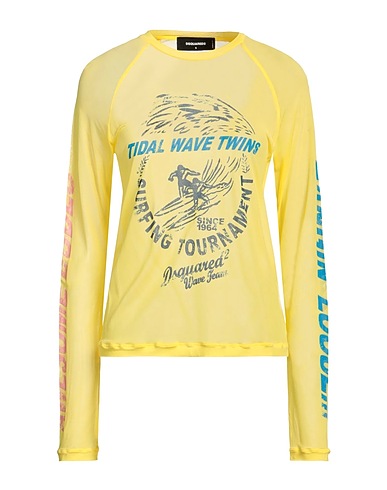 DSQUARED2 T-shirt Yellow 100% Viscose
