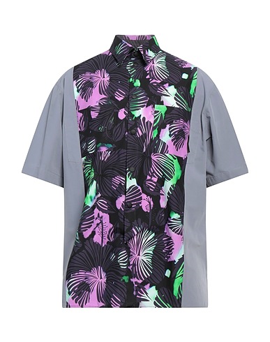 MSGM Patterned shirt Grey 100% Cotton