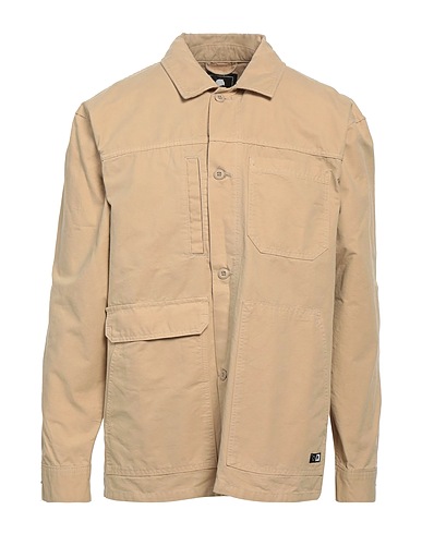 EDWIN Camicia tinta unita Beige 100% Cotone