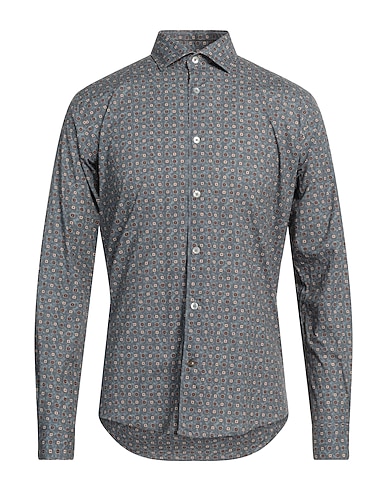 ALLEY DOCKS 963 Patterned shirt Lead 97% Cotton, 3% Elastane