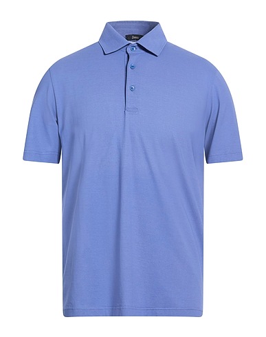 HERNO Poloshirt Blau 100% Baumwolle