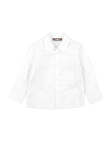 LITTLE BEAR Solid colour shirt BIANCO 100% Cotton