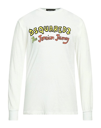 DSQUARED2 T-shirt Bianco 100% Cotone
