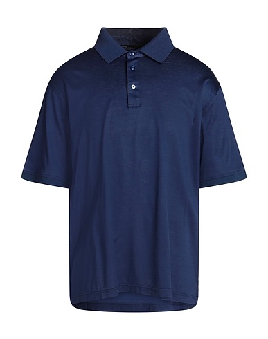 DRUMOHR Polo shirt Navy 100% Cotton
