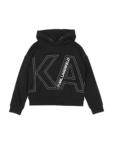 KARL LAGERFELD Sweatshirt Black 87% Cotton, 13% Polyester, Elastane