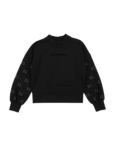 KARL LAGERFELD T-shirt Black 50% Polyester, 45% Cotton, 5% Elastane